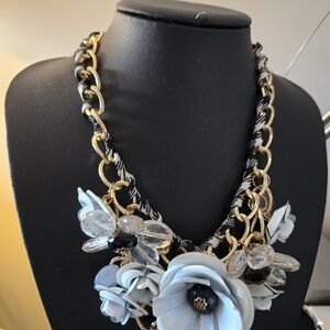 Elegant Floral Statement Necklace